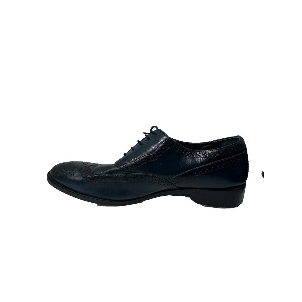 Fortune from Liberty Dress Shoes Men 10.5 Blue Leather Article Liberty Oxford - Picture 6 of 10